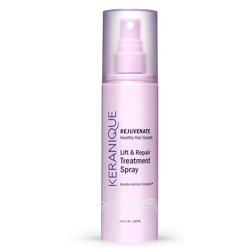 Keranique Lift and Repair Treatment Spray, Keratin Hair Treatment Instant Volume and Body Amino Complex, Free of Sulfates, Dyes and Parabens
