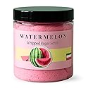 Nature Skin Shop Watermelon Whipped Sugar Scrub, 8oz Foaming Body Polish for Dry Skin & a Summer Glow