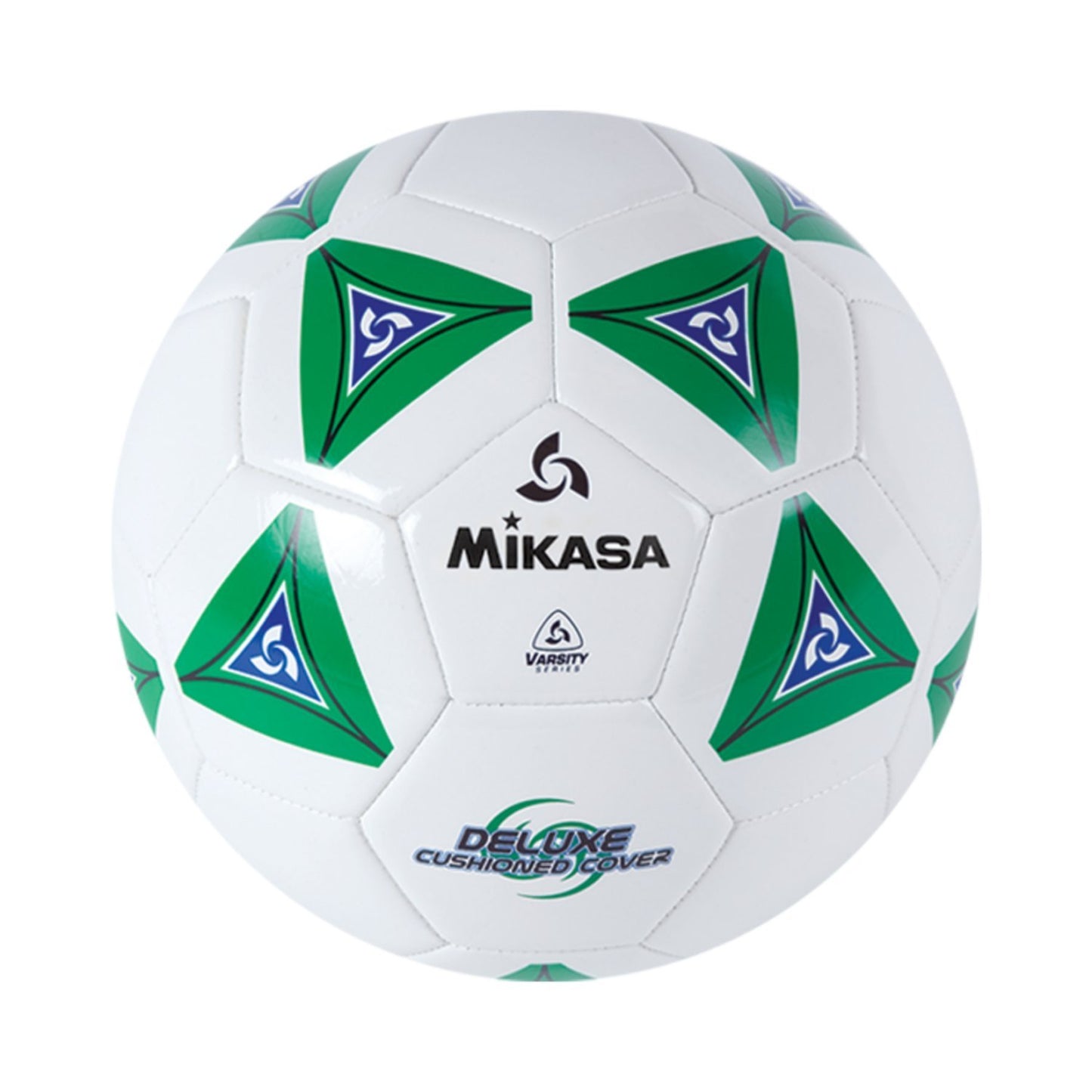 Mikasa Serious Soccer Ball (Green/White, Size 5)