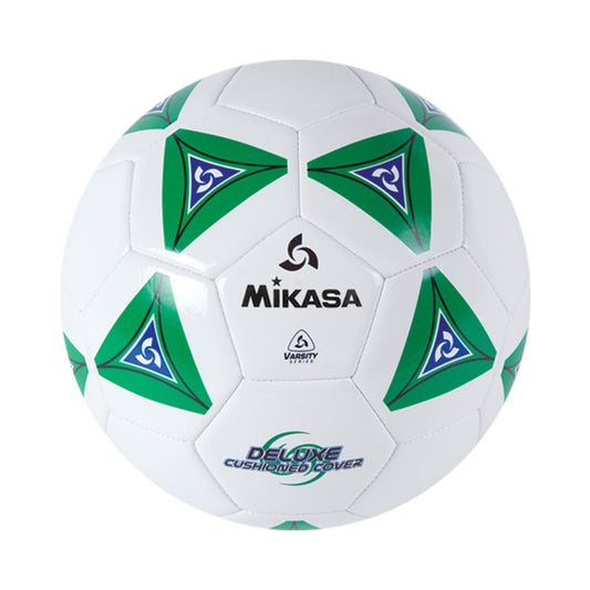 Mikasa Serious Soccer Ball (Green/White, Size 5)