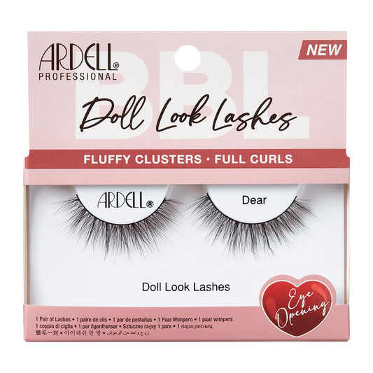 Ardell Doll Lashes Dear - Natural Look False Eyelashes for Dramatic Eye Look, 1 Pack