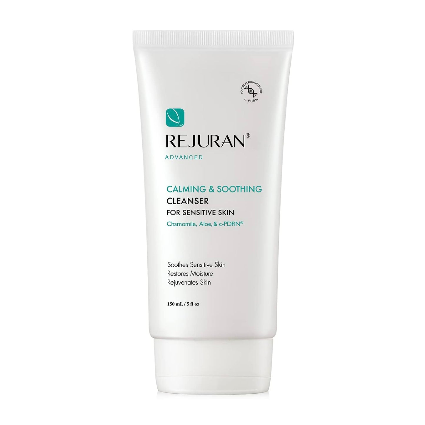 REJURAN® Advanced Calming & Soothing Cleanser, c-PDRN® - Gentle Gel Face Wash Suitable for Sensitive Skin, Effectively Retains Moisture (5.29 oz)