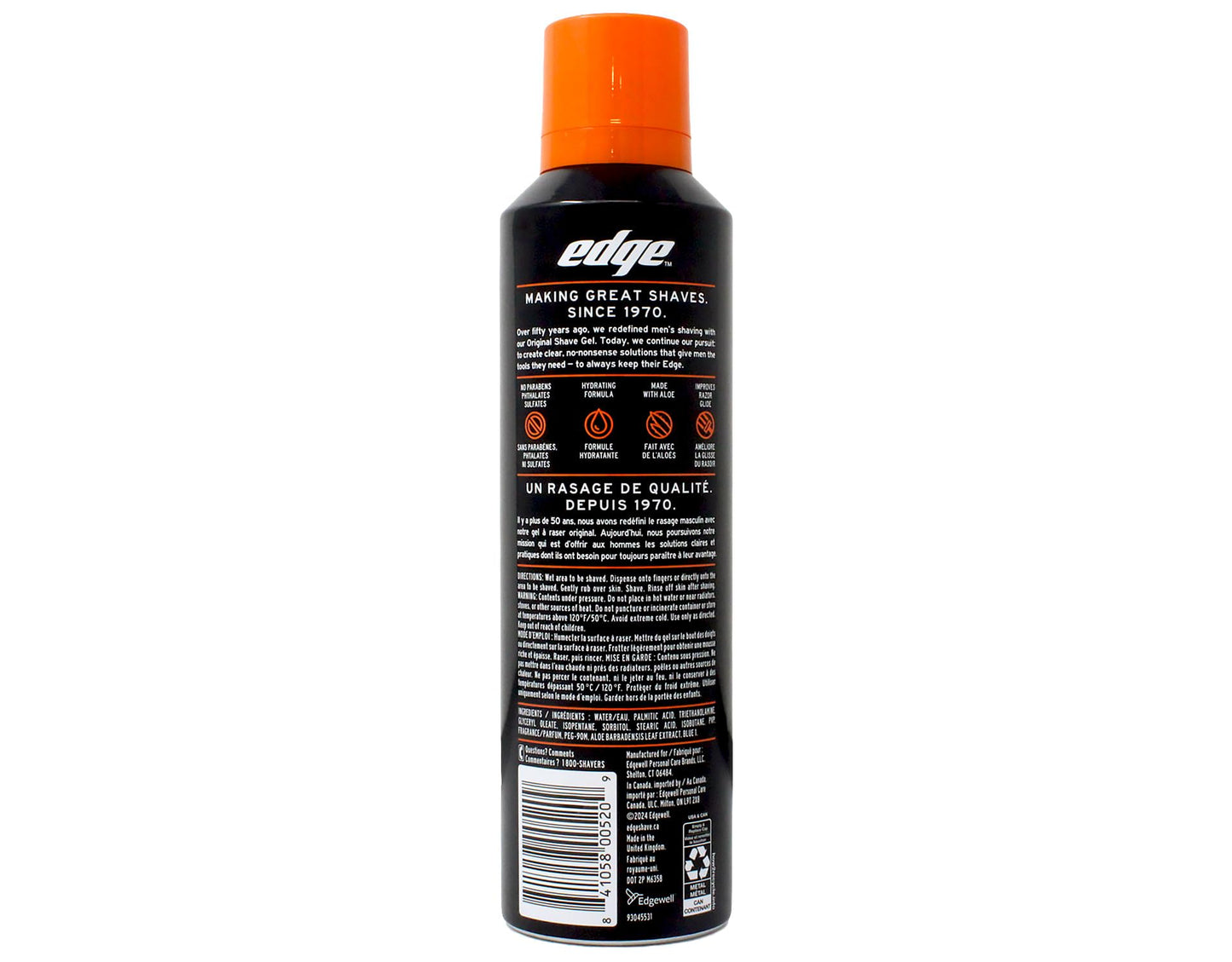 Edge Shave Gel for Men Sensitive Skin - 7 Ounce by Edge Beauty and Personal Care Edge