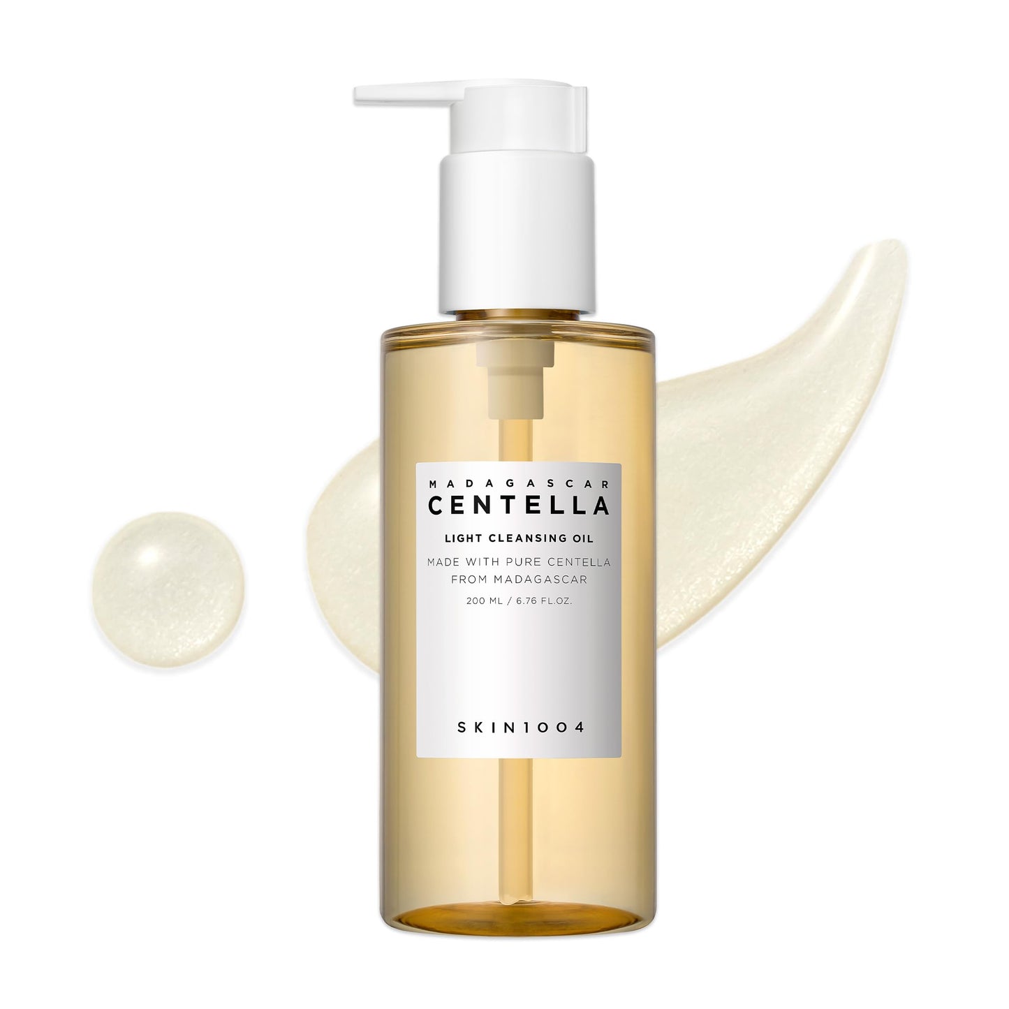 SKIN1004 Madagascar Centella Light Cleansing Oil 6.76 fl.oz, 200ml | Gentle Oil Cleanser for Face, Korean Facial Cleanser, Double Cleansing Beauty and Personal Care SKIN1004