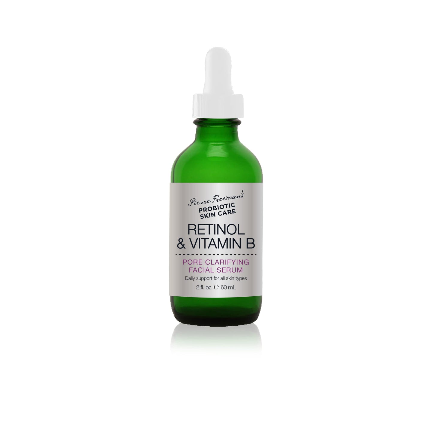 Pierre Freeman's Probiotic Skin Care Retinol & Vitamin B Pore Clarifying Facial Serum, 2 Fluid Ounce