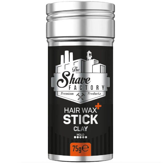 the shave factory Hair Wax Stick Clay, Long-Lasting Styling Wax for Smoothing & Slick Finish on Hair Wigs - 2.7 Oz (75G) (1 Piece)