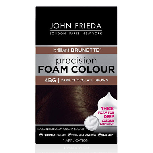 John Frieda Precision Foam Hair Colour, Dark Chocolate Brown 4BG, 2 pk Beauty & Personal Care John Frieda