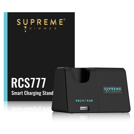 Supreme Trimmer Replacement Smart Charging Stand - Compatible for Recharge ST777 - Smart Charging for USB Connected Devices - RCS777 Black Beauty and Personal Care Supreme Trimmer