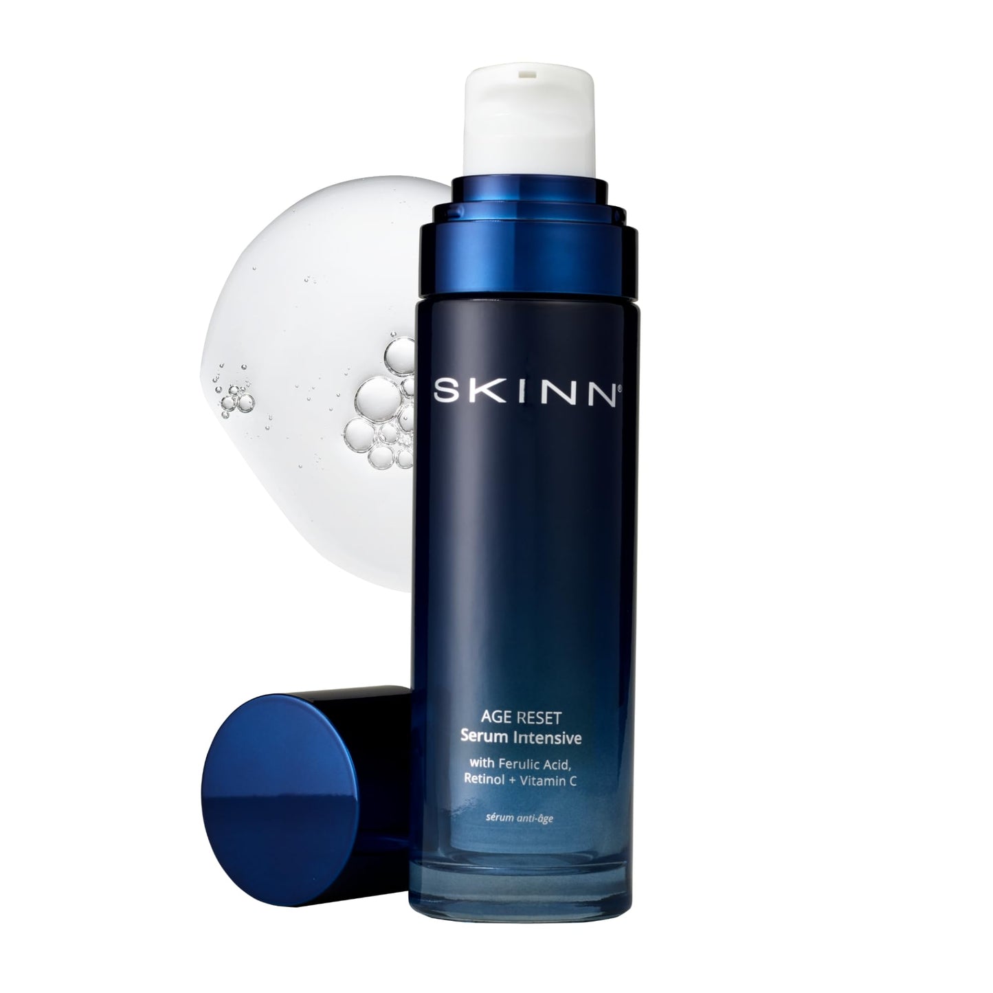 SKINN Deep Wrinkle Facial Serum, Intensive Age Reset - Anti Wrinkle Repair Skincare for Face - Hydrating & Plumping Anti Aging Serum Reduces Fine