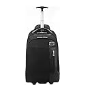 ECO Style Tech Exec Carrying Case (Rolling Backpack) for 17.3" Notebook - Black