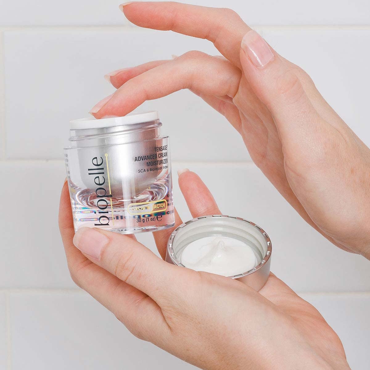 Biopelle Tensage Growth Factor Advanced Moisturizer Face Cream with SCA 6 Biorepair Index, Snail Mucin Moisturizer with Hyaluronic Acid, Antioxidants