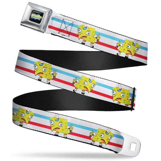 Buckle-Down Standard Seatbelt Belt Spongebob Squarepants Regular, 1.5" Wide-Fits Pant Size 24-38