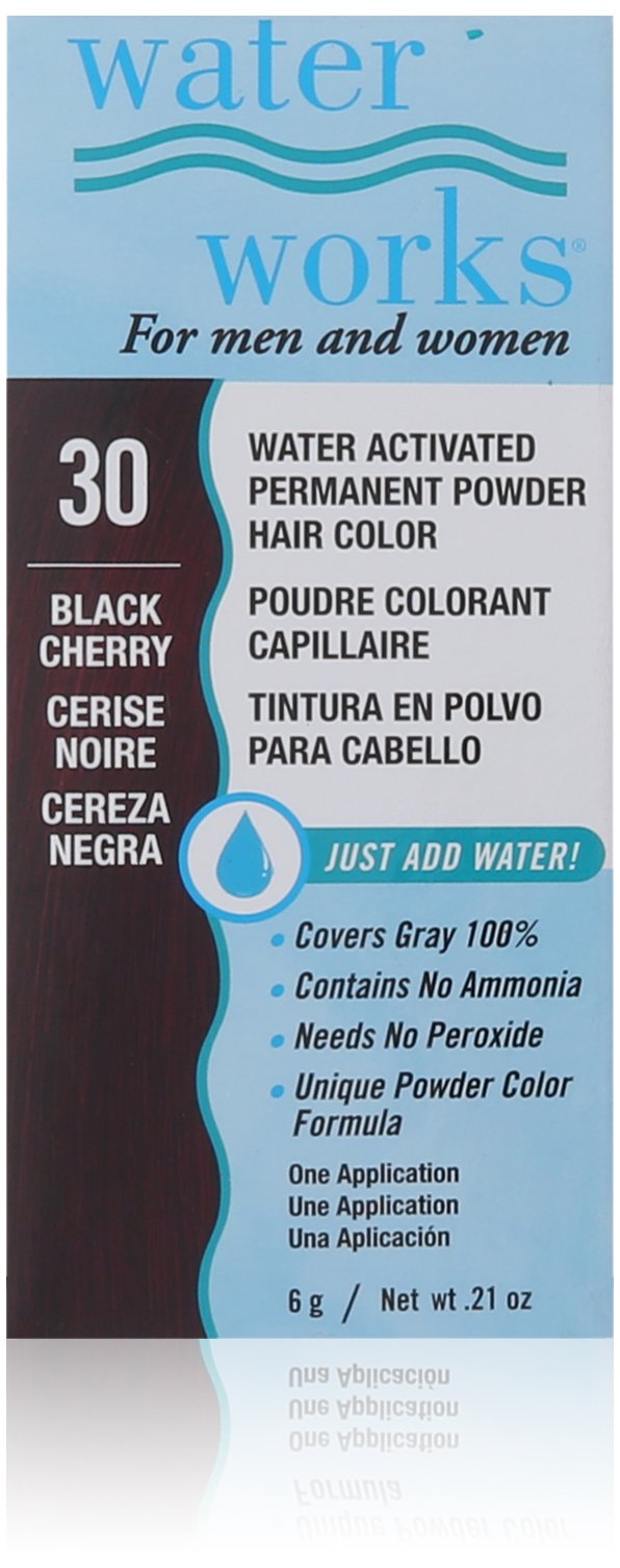 Waterworks Permanent Powder Hair Color #30 Black Cherry