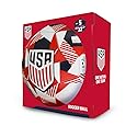 Icon Sports Officially Licensed US Soccer Federation Soccer Ball - USA90BL White Size 5