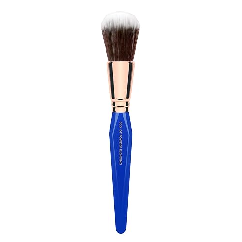 Bdellium Tools Professional Makeup Brush - Golden Triangle 958 Duo Fibre Powder Blending - With All Vegan and Soft Synthetic Fibers, For Blending