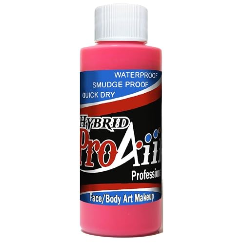 ProAiir Face and Body Painting Makeup - 2oz (60ml) Fluorescent Hot Pink