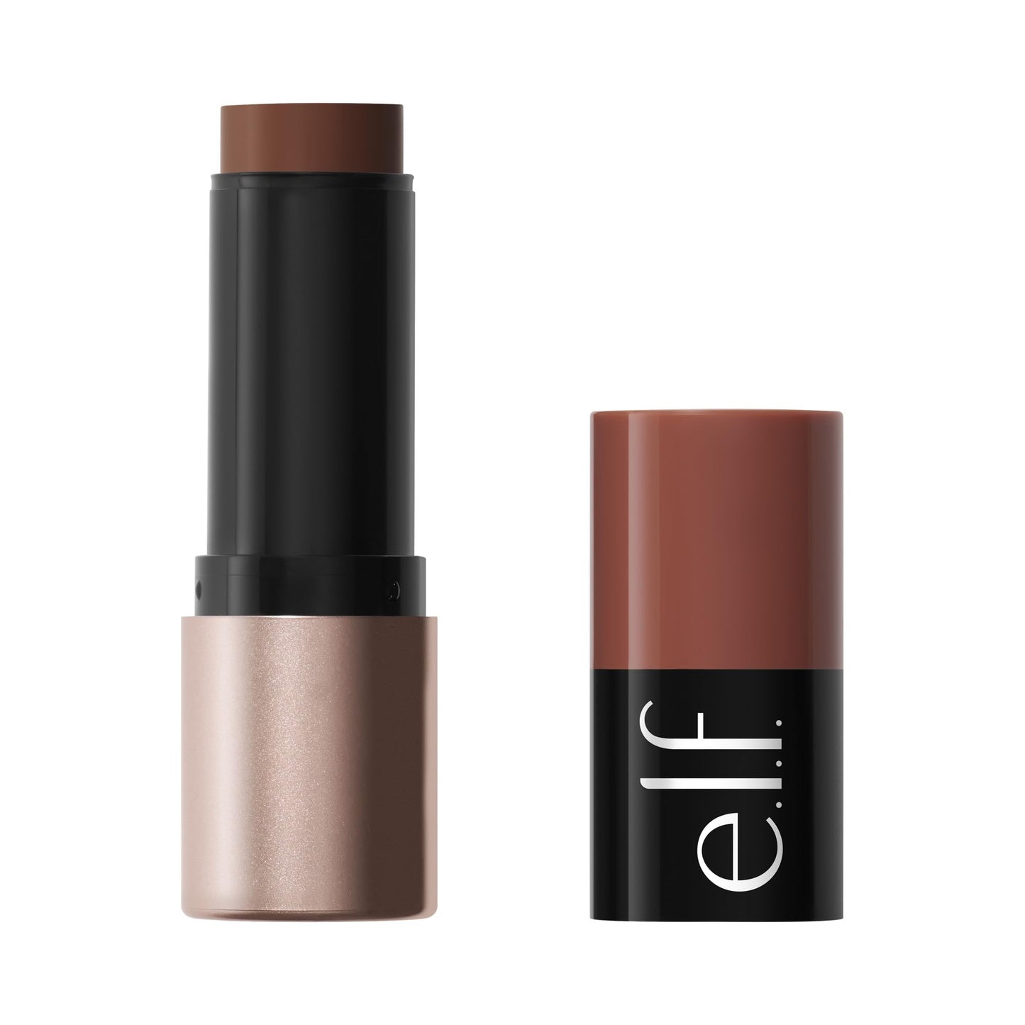 e.l.f. Soft Glam Cream Bronzer Stick, Buildable Cream Bronzer for A Long-Lasting Sculpted Glow & Satin Finish, Twist-Up Design, Vegan & Cruelty-Free