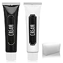LZYLLS Halloween Face Paint Makeup Kit,Black White Face Body Paint,Special Effects Parties White Joker Cosplay Zombie Clown Costume Halloween SFX