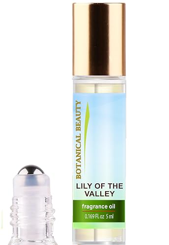 Botanical Beauty LILY OF THE VALLEY FRAGRANCE OIL ROLL-ON 0.169 FL OZ (5 ML) Rollerball Perfume, Alcohol-Free, Long Lasting