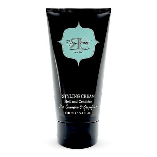 Ryan Scott Non Greasy Styling Cream Enriched with Fruit Extracts, Vitamins, and Natural Oils. Formulated to Hold and Condition. Aloe, Cucumber,