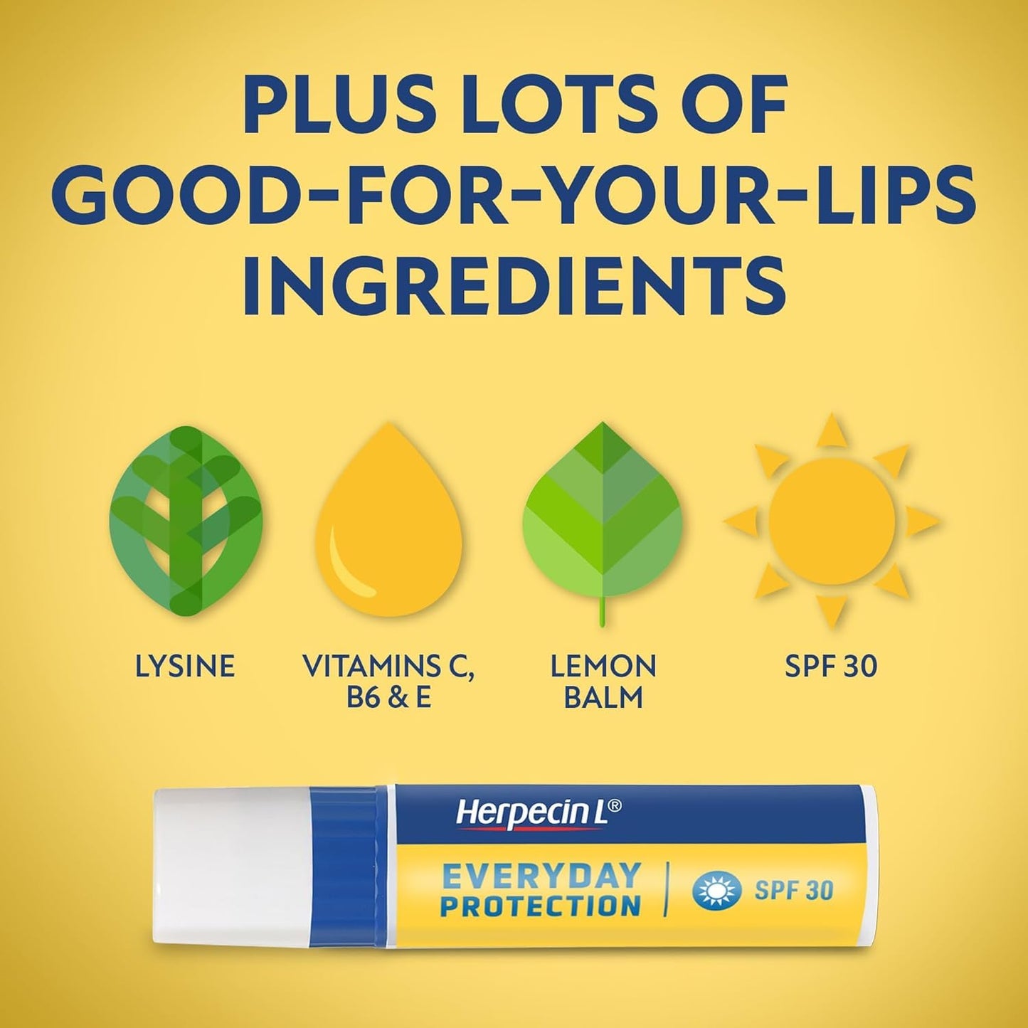 Herpecin L Lip Protectant SPF 30 0.10 oz (Pack of 5)