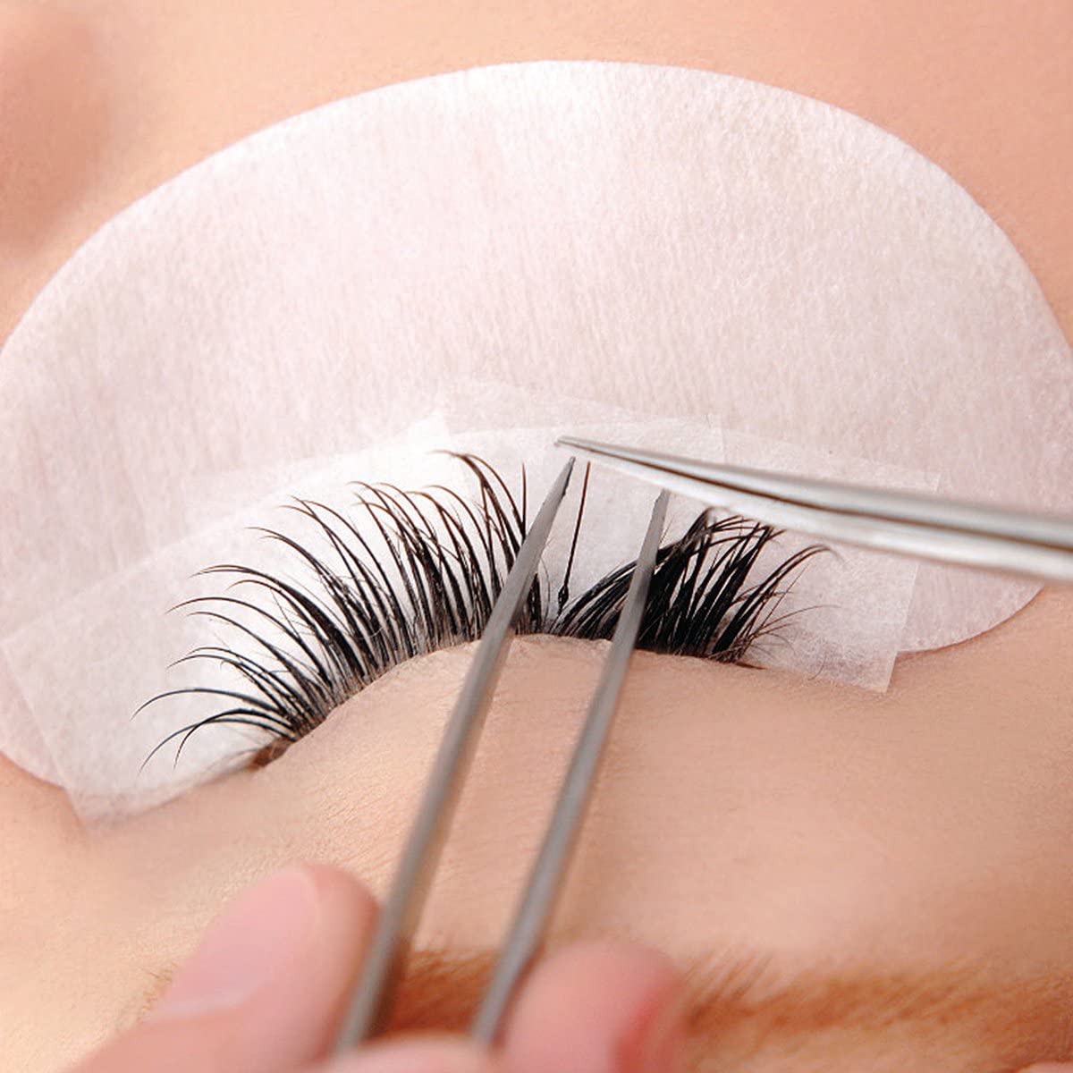 Metaleks Volume Eyelash Extension Tweezers Soft In Use Light In Weight Matt Finish Stainless Steel 45° Angular Tip for 2D - 5D - Sterilizable