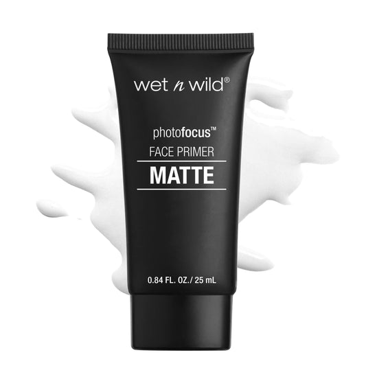 wet n wild Face Primer Photo Focus Matte Face Primer Clear, Perfect Prep & Matte Finish, Extends Makeup Wear, Weightless Hydration with Aloe Vera