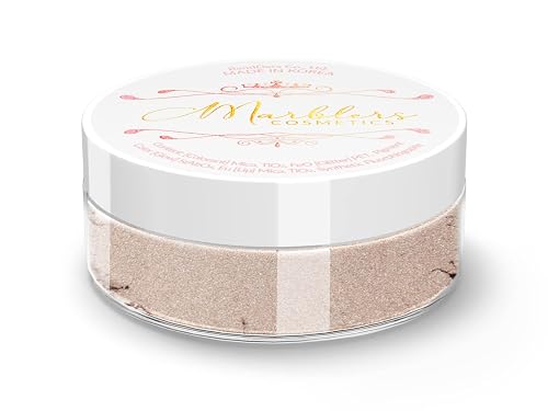 MARBLERS Fine Natural Mica Powder [Orange Gray] 0.11oz (3g) | Highly Pigmented | Non-Toxic, Vegan, Cruelty-Free | Eyeshadow, Body Butter, Nail Polish