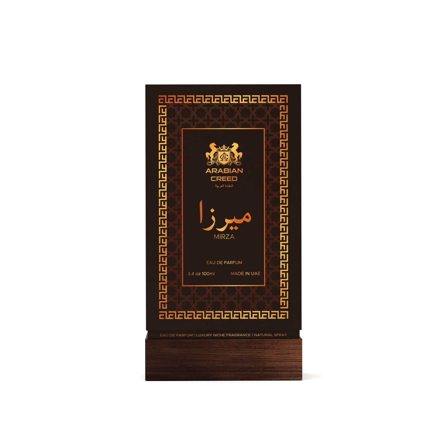 arabian creed Mirza Luxury Niche Fragrance, Eau de Parfum 3.4 oz for Men Beauty & Personal Care Arabian Creed