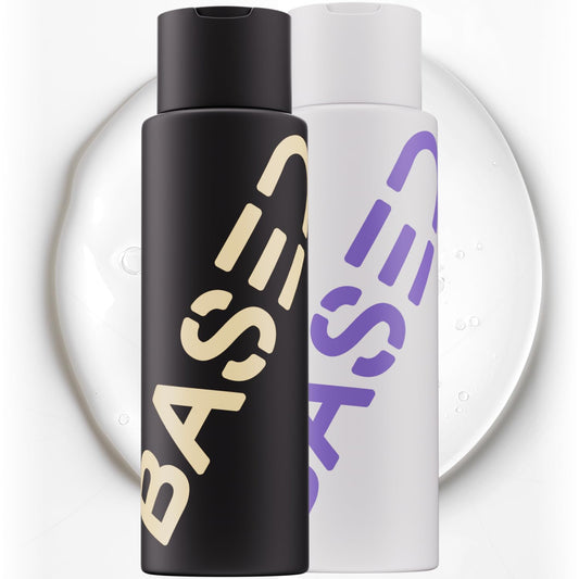 BASED Shower Duo Shampoo & Conditioner Bundle with Peppermint Oil & Coconut Oil, Cleansing Shampoo & Hydrating Conditioner for Men, No Sulfates