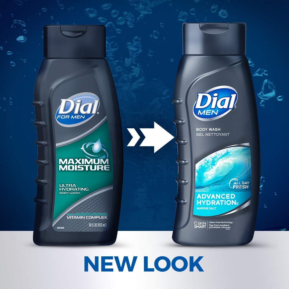 Dial for Men Maximum Moisture Ultra Hydrating Body Wash, 16 Oz Beauty & Personal Care Dial