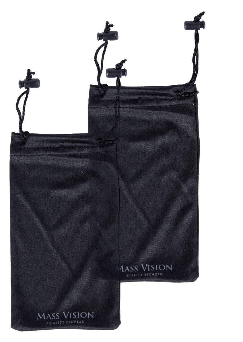 Mass Vision 2 Pair of Unisex High Density (HD) Bifocal Driving Sunglasses (Black, 2.0)