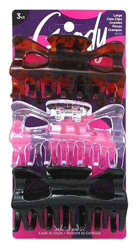 Goody Classics Spider Hair Claw 3 Count (Pack of 3)
