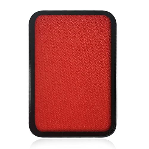 Kraze FX Face Paint Palette Refill - Red Face Paint (10 gm) - Hypoallergenic Non-Toxic Water Activated Professional Face & Body Painting Halloween