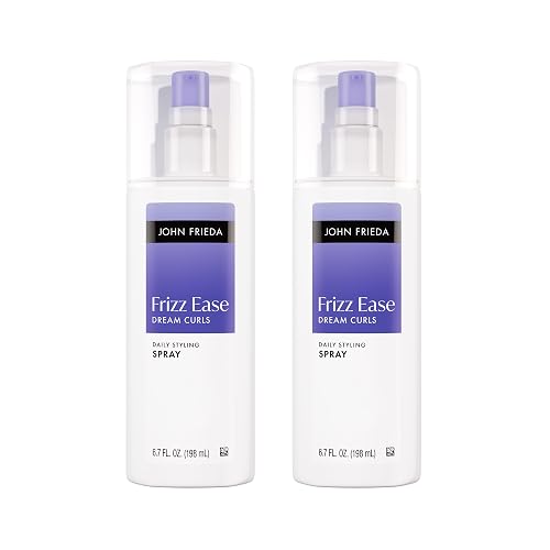 John Frieda Frizz Ease Dream Curls Daily Styling Spray, Frizz Control Spray for Curly Hair, 6.7 Fl Oz, Pack of 2