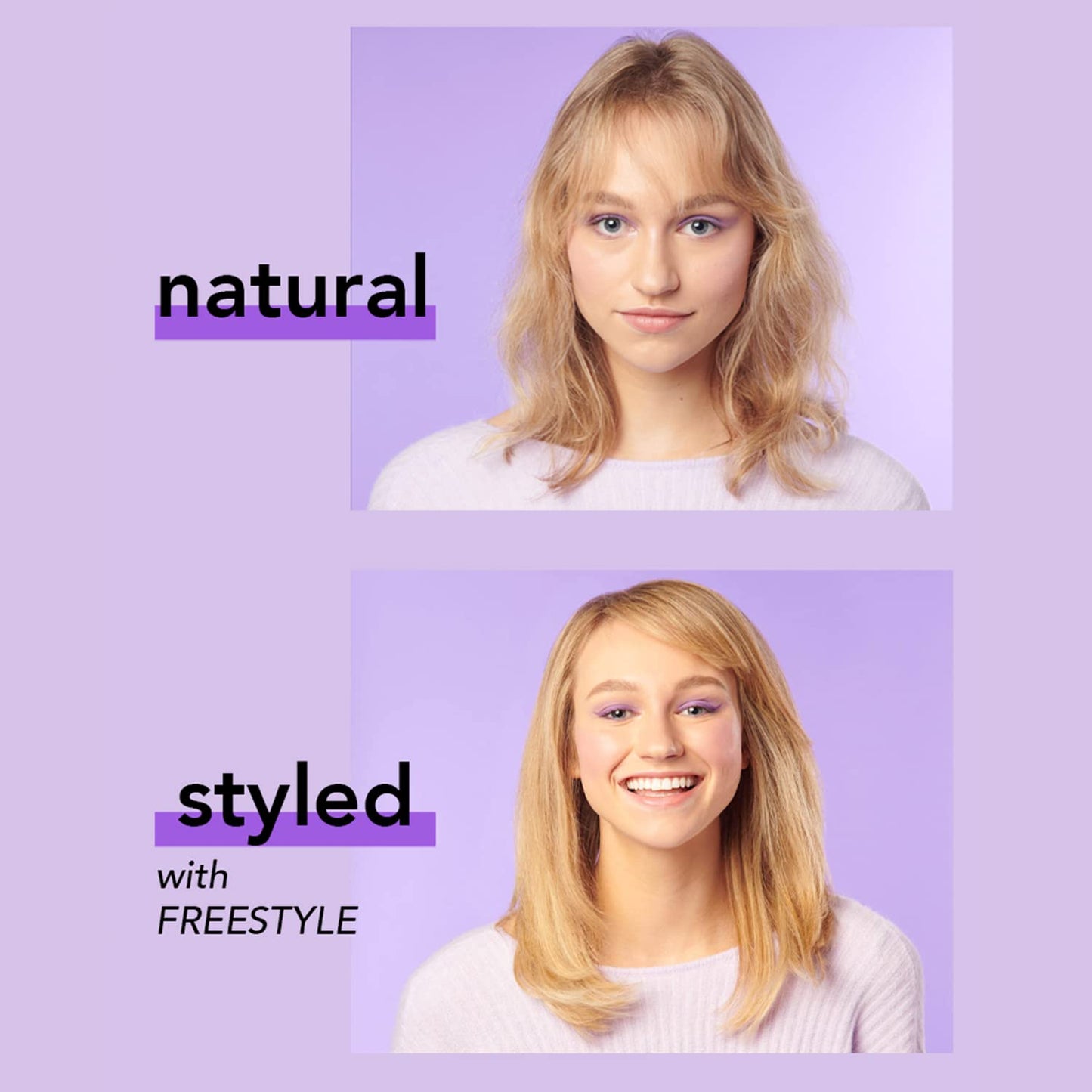 Instyler Freestyle Ceramic Styling Wand | Salon Quality at Home | Ionic Tip Barrel | Dual Voltage Tool | Ceramic Heated Bristles | Frizz Reducing