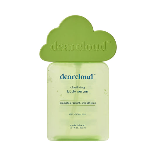 dearcloud Clarifying Body Serum - AHA, BHA, & Cica Korean Skincare for Radiant Skin - Korean skin care body serum for smooth, clear skin (5.24 fl oz)