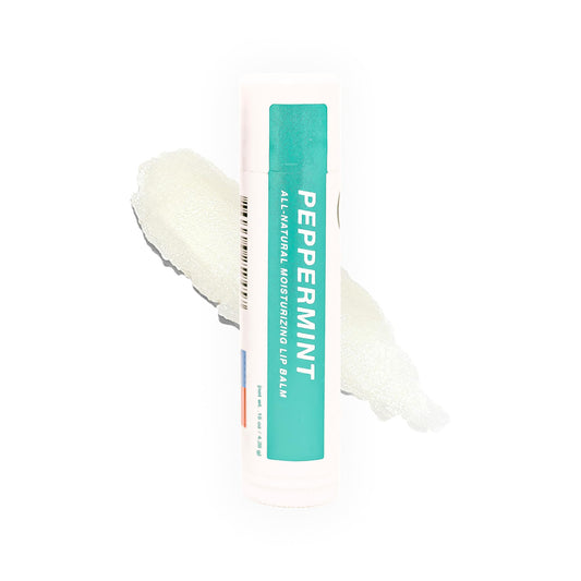 Surface Natural Lip Balm, Hydrating Mint for Kids and Adults, Moisturizing Lip Balm with Vitamin E, Beeswax and Peppermint Oil, Lip Care for Dry