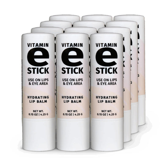 Reviva Labs Vitamin E Stick - Hydrating Lip Balm for Chapped Lips & Under Eye Care - Moisturizing with Beeswax, Shea Butter & Allantoin - Vitamin E Beauty & Personal Care Reviva Labs