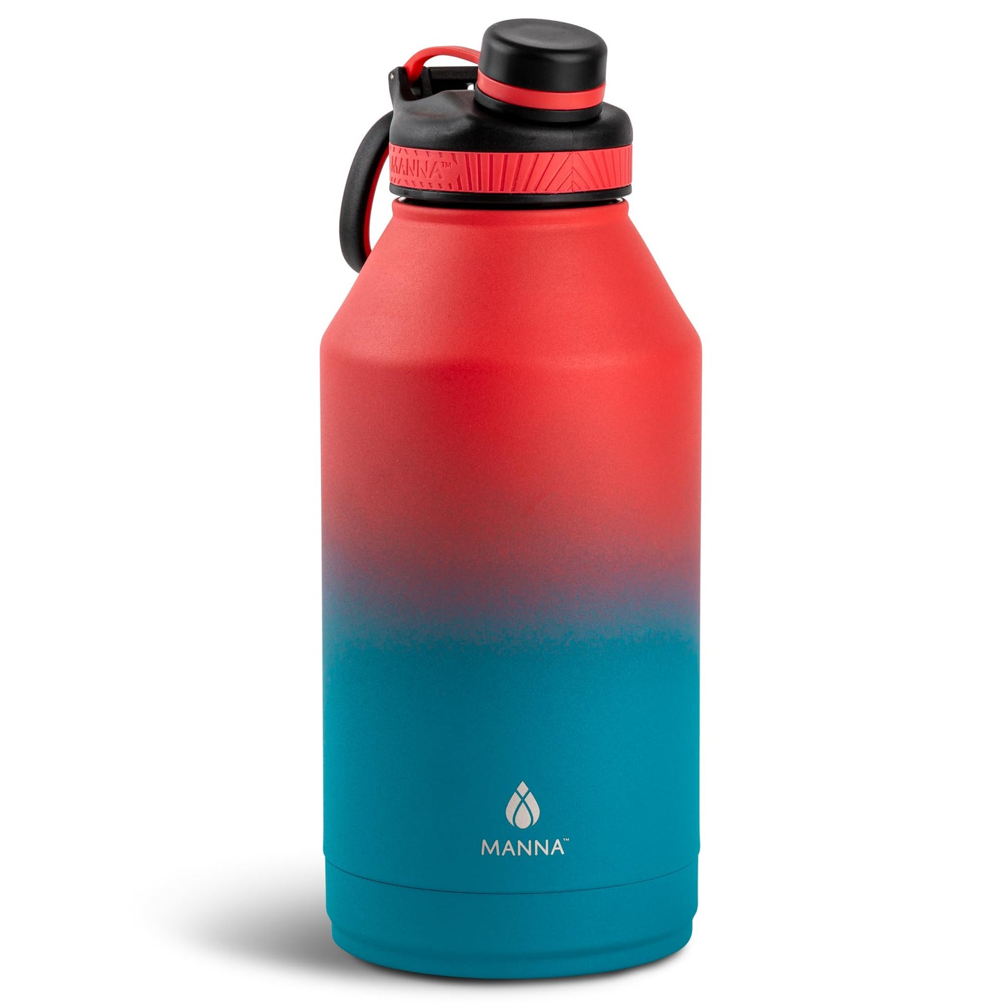 Manna Saratoga Double-wall Insulated Stainless Steel Bottle - 64 Oz - Blueberry Ombre
