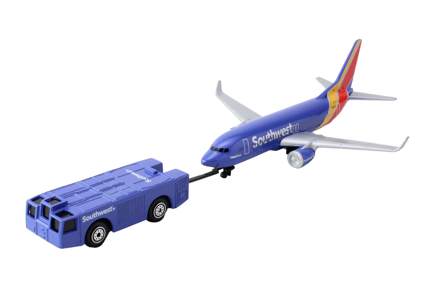Daron Southwest Airlines Airport Playset with Die-Cast Metal Model Airplane with Plastic Parts, Cars and Transportation Toys for Kids Ages 3+