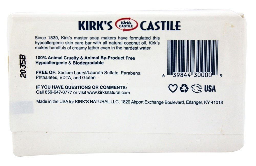 Kirk's Castile Original Travel Size Soap,1.13 Oz (Pack of 1)
