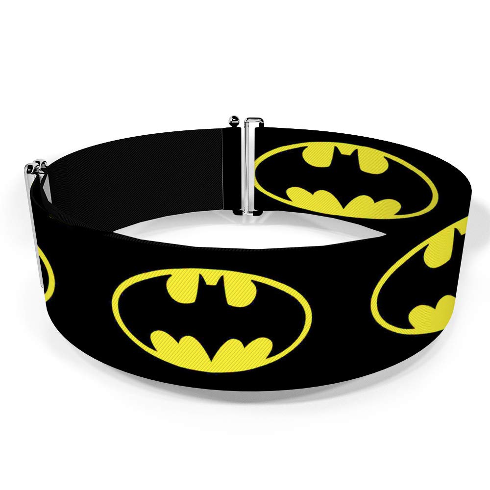 Belt Women's Cinch Batman Shield 2 Black Yellow 23 to 44 Inches