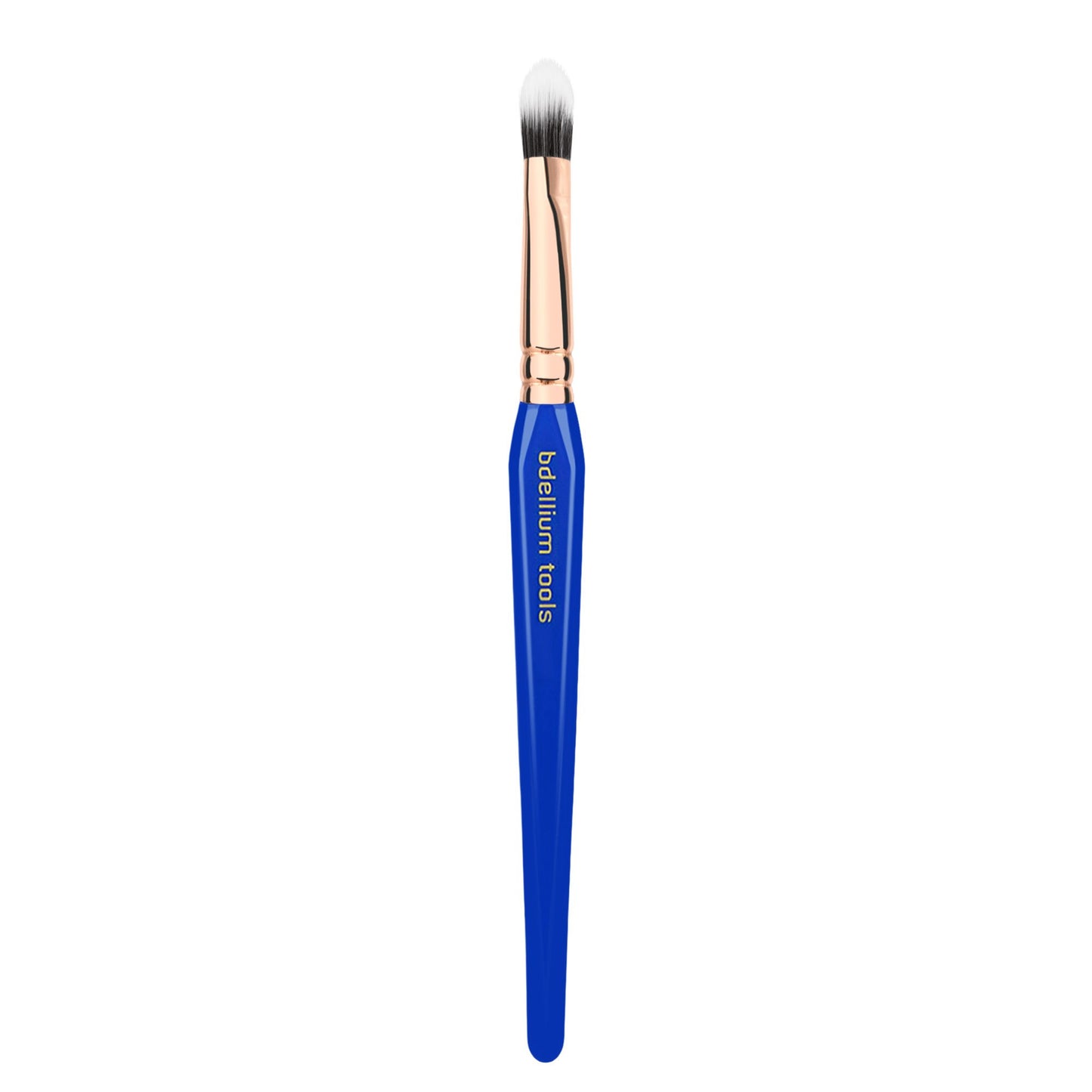 Bdellium Tools Professional Makeup Brush - Golden Triangle 775 Duet Fibre Shader - With All Vegan and Soft Synthetic Fibers, For Shading Eyeshadow