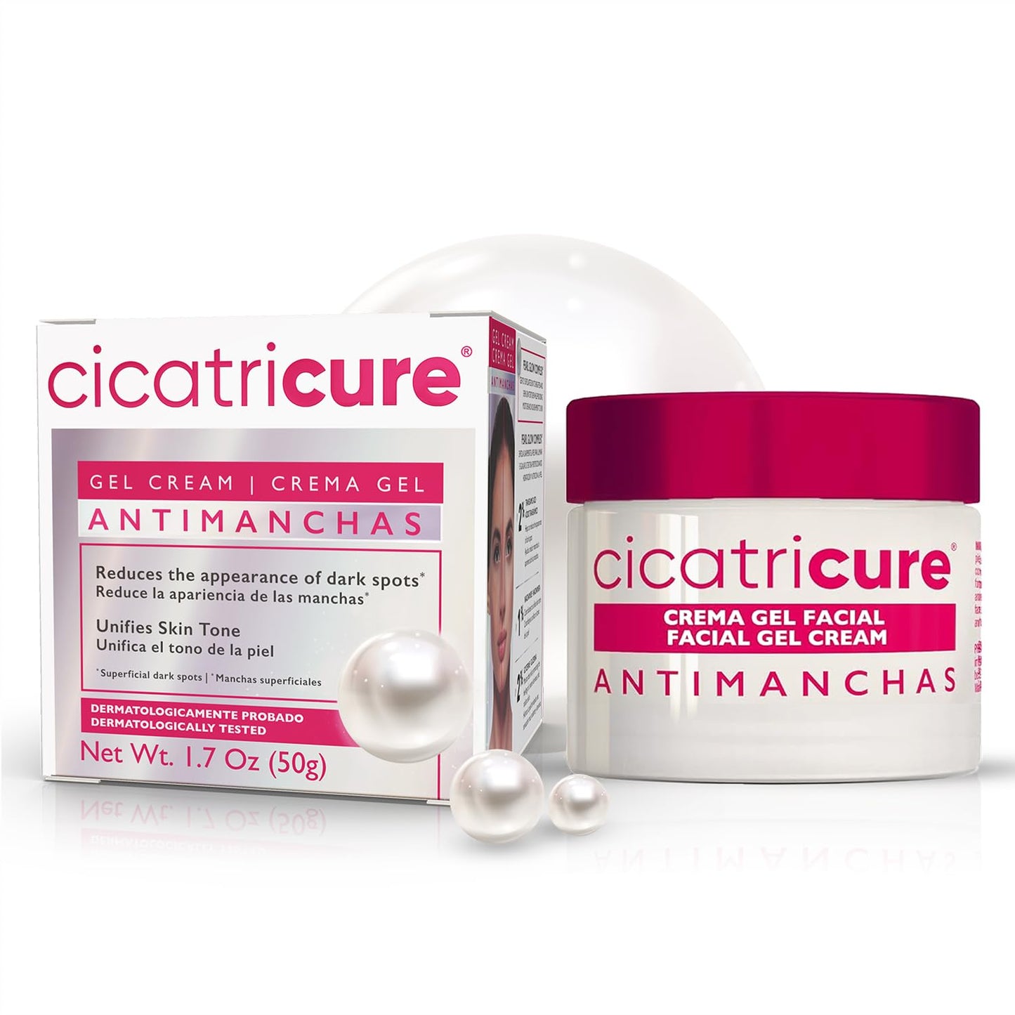 Cicatricure Antimanchas Brightening Face Moisturizer, Results in 4 weeks, Faded Cream for Dark Spots with Tranexamic Acid, Boosts Glow & Radiance