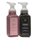 Bath and Body Works Gentle and Clean Foaming Hand Soap 8.75 oz each - Pack of 2 (Champagne Toast and Mahogany Teakwood)