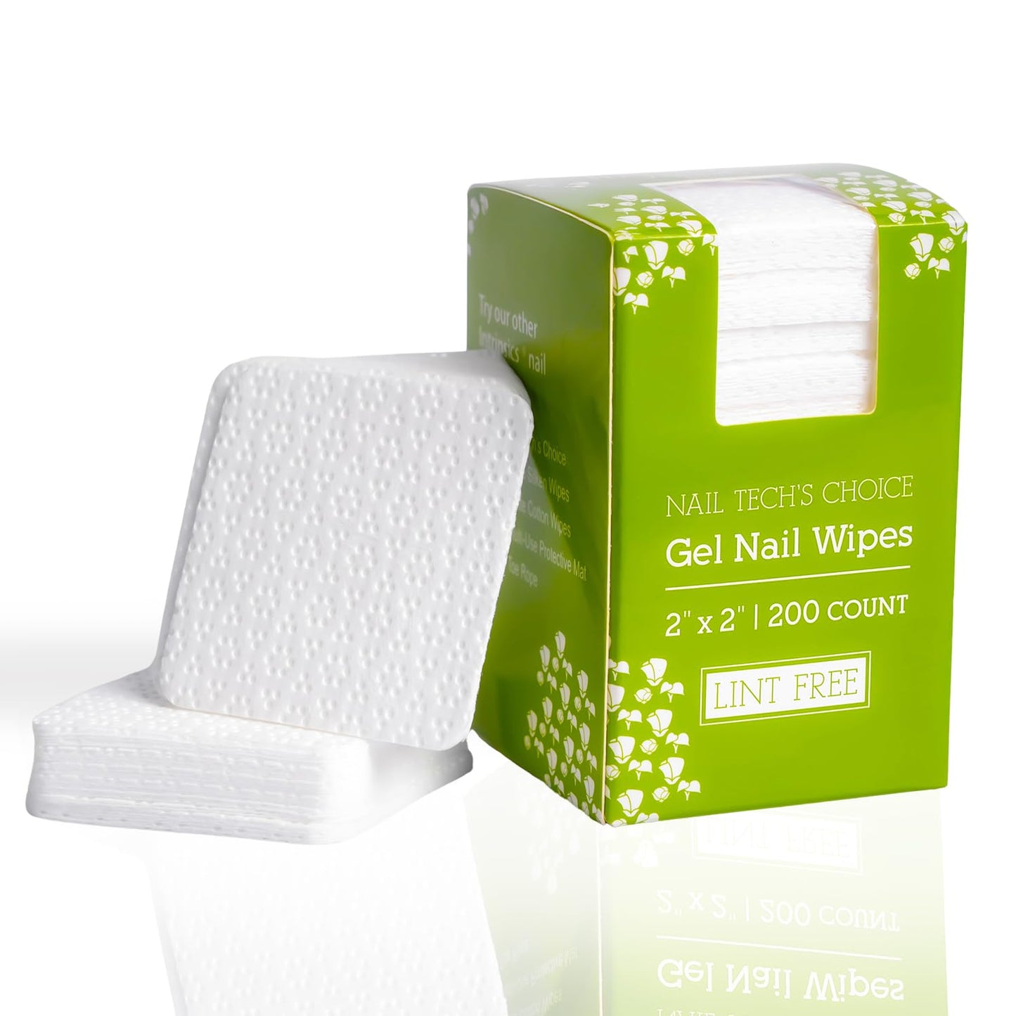 Intrinsics Nail Tech’s Choice - 2x2” Lint-Free Gel Nail Wipes (200 Count), Non-Woven Disposable Pads for Gel Polish Removal, Nail Prep, Acrylic Beauty & Personal Care Intrinsics