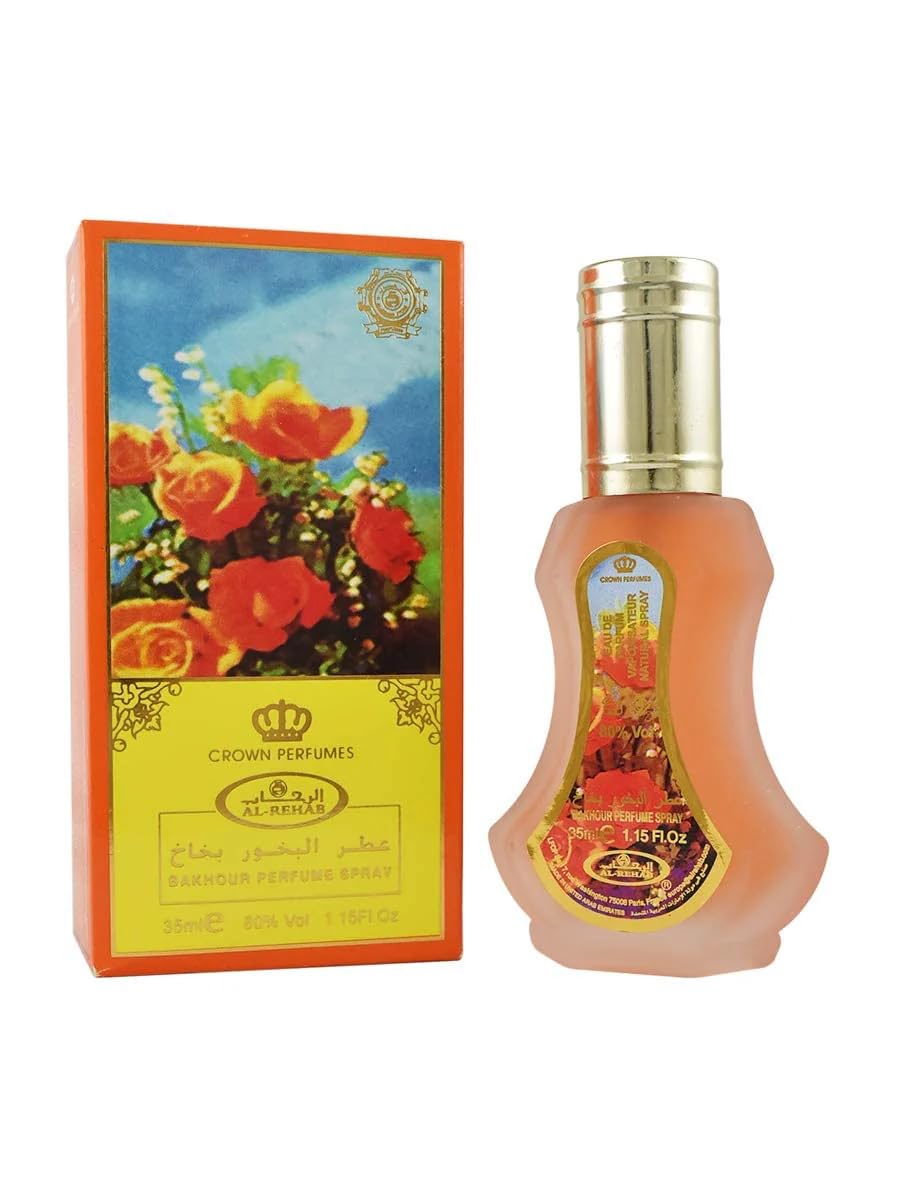 Al Rehab Bakhour Eau de Parfum Spray for Unisex, 1.15 Ounce