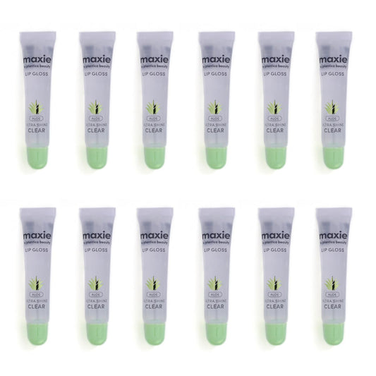 Maxie by Plantico Beauty Clear Lip Polish bulk (12 Pieces) CLEAR/ALOE (ALOE, 12 PCS) Beauty & Personal Care MAXIE BY PLANTICA BEAUTY