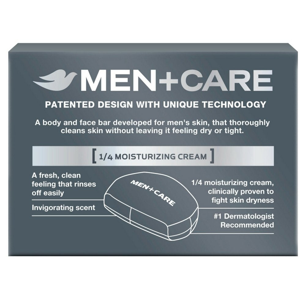 Dove Men+Care Body and Face Bar, Extra Fresh 4 Oz, 6 Bar (Pack of 2)